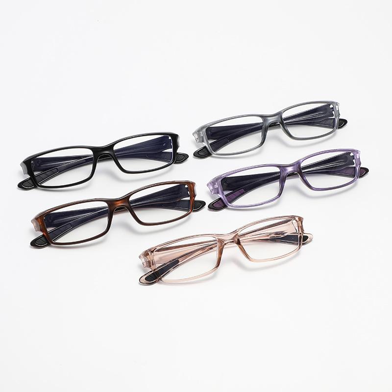 Trendy Sports Reading Glasses Square Full Frame Anti Blue Light Eyeglasses Men Women Fishing Cycling Driving Presbyopia Glasses