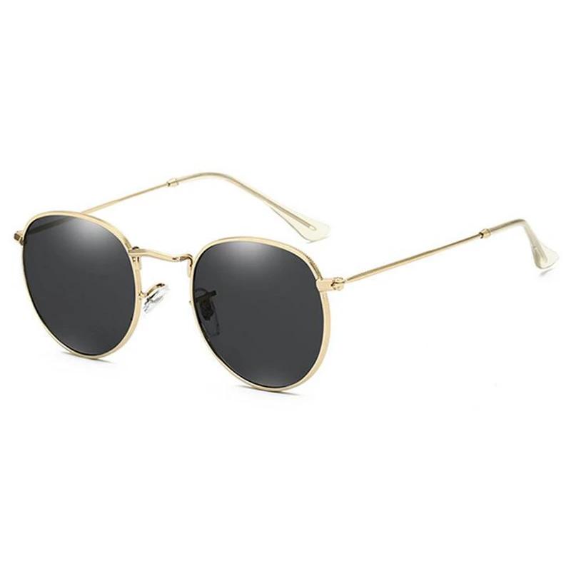 0 -0.5 -0.75 To -4.0 Punk Oval Nearsighted Sunglasses Women Men Metal Vintage Short-Sight Prescription Spectacles 3447