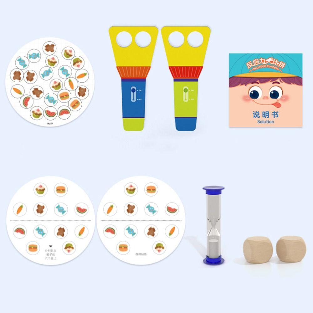 Paper Reaction Competition Card Games Early Education Educational Board Games Reaction Training