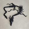3d Printed Joint Dragon, Dragon Pendant Figurine, Gothic Cosplay Dragon Decoration