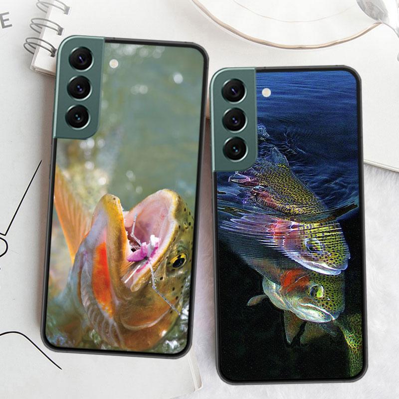 Brown Trout Fly Fishing Phone Case For Samsung A16 A26 A36 A56 Galaxy A02S A12 A52S A13 A23 A33 A53 A54 A34 A24 A14 A22 A32 A42