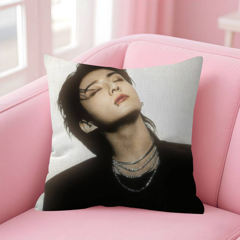 Kpop Stil-E-Junges-G-Kooks Büro Kissenbezug Auto Kissenbezug 45X45cm Lendenkissenbezug Sofakissenbezug