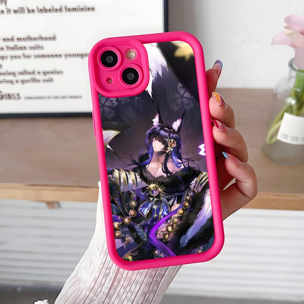 Azur Lane Musashi Thicken TPU Mobile Phone Case for iPhone 17 16 15 14 13 12 11 Air Pro Max Plus Colorful Cover