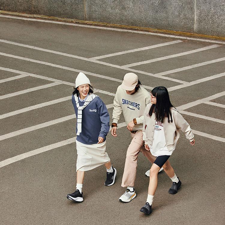 Skechers Sportlife Sweatshirt Unisex Marshmallow White L324U100-0074