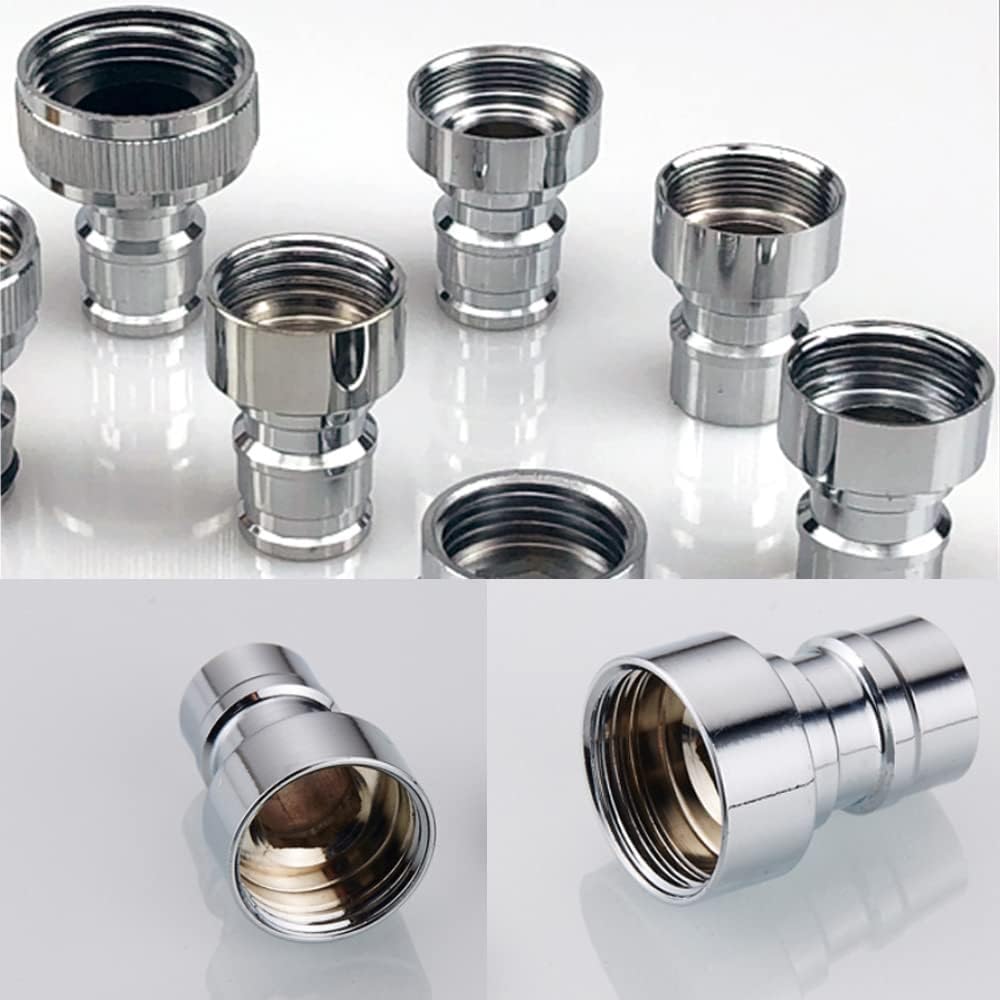 Faucet Quick Connector Adapter, Thead Connecting Faucet Aerator Adapter with Snap Quick Connector Fitting for Dishwasher Washing Machine (G3/4 Hose