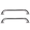 2PCS Boat Grab Handles 12 Inch Heavy Duty Polished Stainless Steel Boat Grab Rail Handle with Flange and Bolt for Yatch