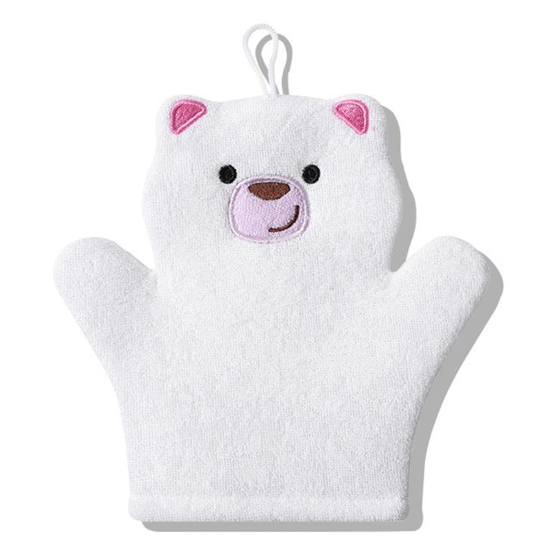 Soft Exfoliating Bath Mitts For Children Ergonomic Design Hypoallergenics Bath Gloves Durability Bathing Accessories