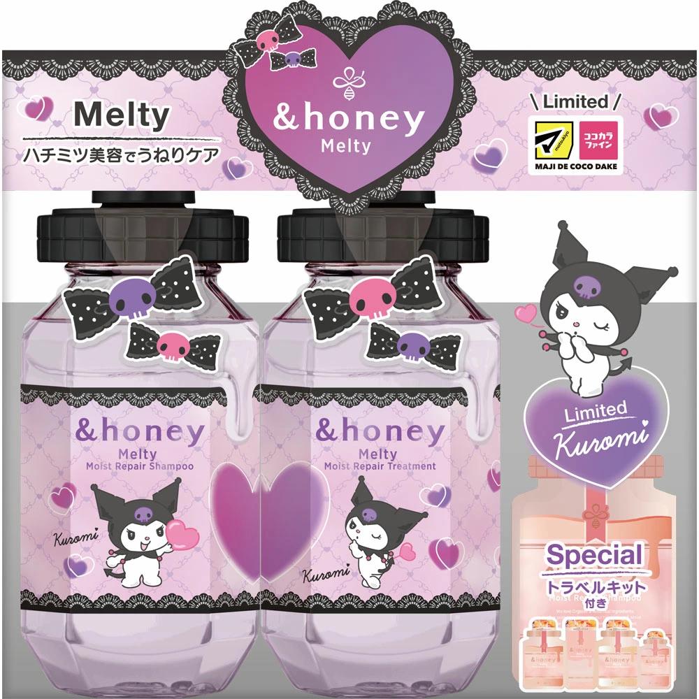 

&Honey Kuromi Melty Набор шампуня и кондиционера 440 мл + 445 г Лимитированный выпуск