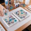 Flexible Coaster Silicone Mold Multi-purpose Cup Mat Mold Casting Molds Resin Mold  Coaster Making