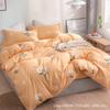 Thickened three piece and four piece bedding sets