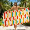 Beach Towel Graffiti Geometric Art Towel for All Ages Great for Pool Days and Family Outings