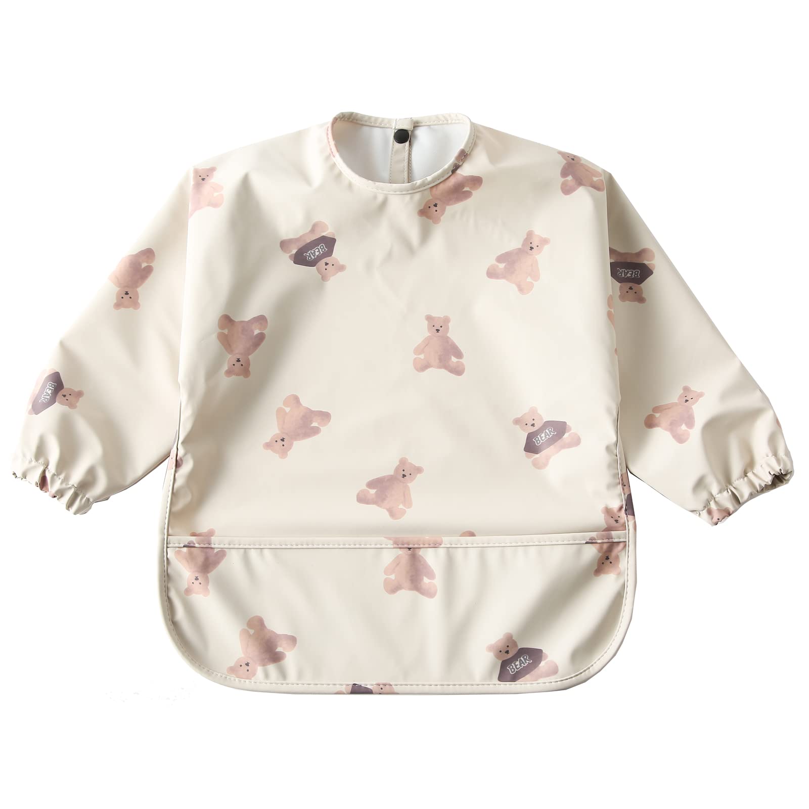 

Обед Длинный обед Детский обед с 6 месяцев до 54 Smock Детский детский сад Поступление Подарок ребенку [kalavika] Фартук, ребенок, рукав, медведь, стиль, фартук,