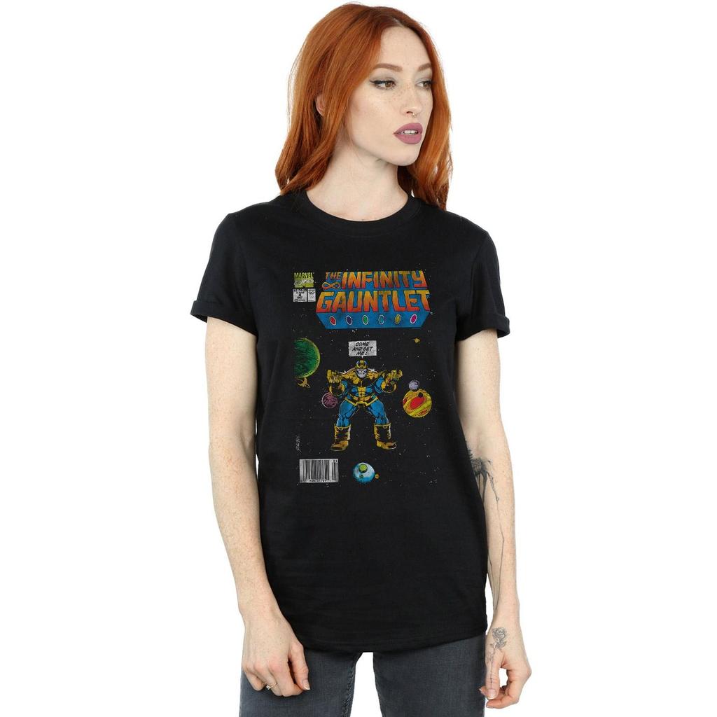 Marvel Comics Womens/Ladies Infinity Gauntlet Cotton Boyfriend T-Shirt