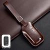 Leather Key Case for Volkswagen Models: T-Cross, Lavida, Lamando, Bora, Tiguan, Sagitar, Polo, Magotan, Passat, Tharu