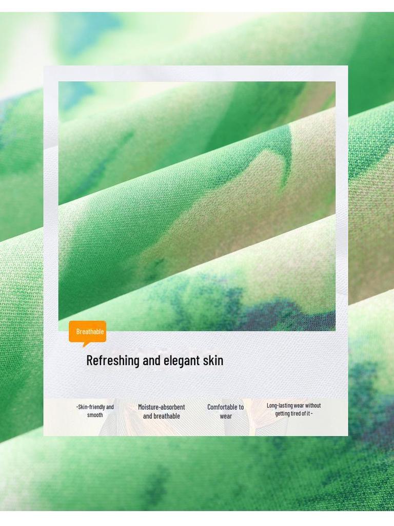 Böhmische Sommer-Strand-Familienoutfits: Trendy Mutter-Tochter/Sohn Kurzarmkleider