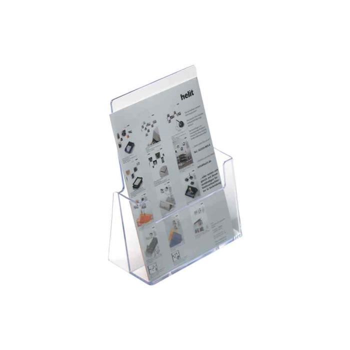 Porte-brochure De Table - HELIT - A5 Portrait - 1 Compartiment