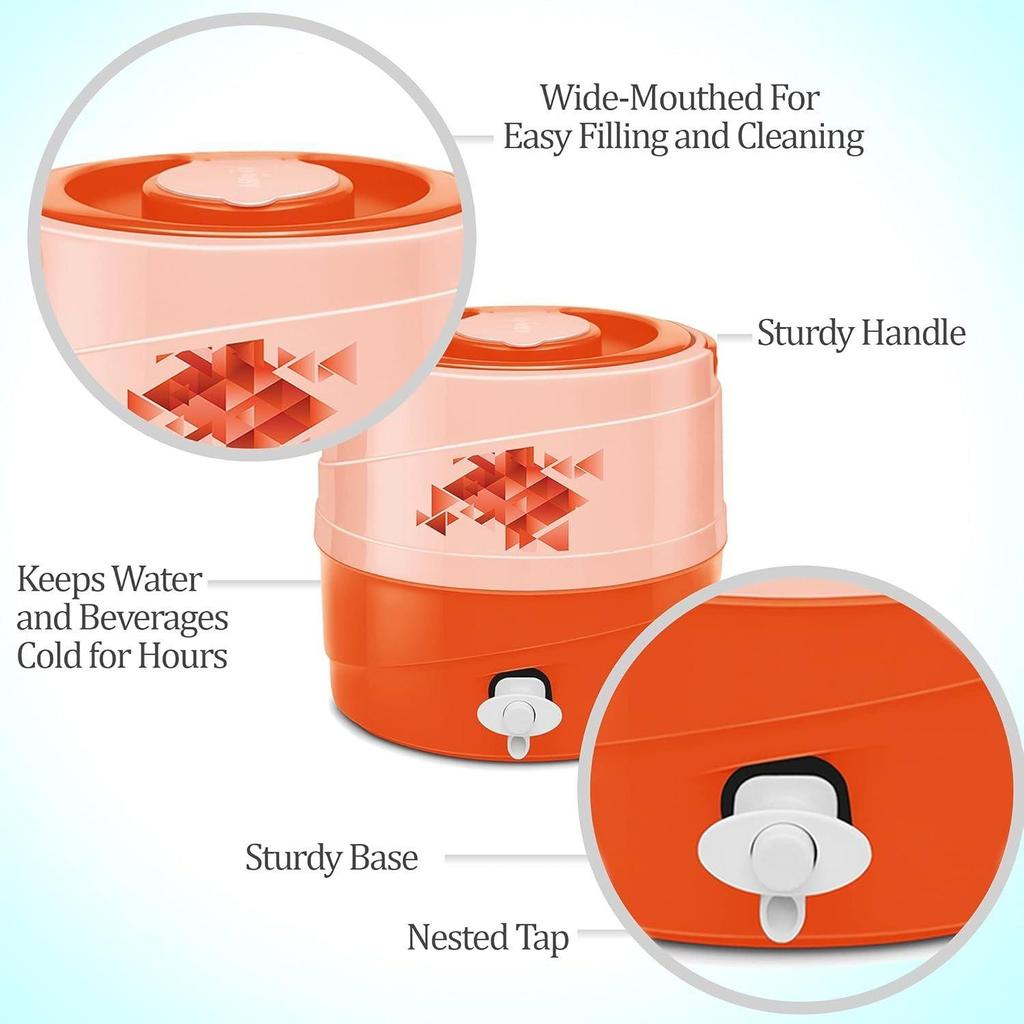 Neuer Kool Rover 7 Isolierkrug, 5,3 Liter, Orange