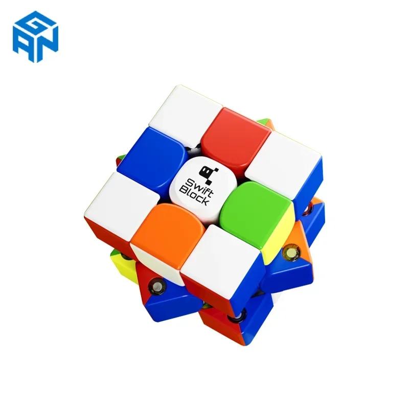 GAN Cube Swift Block 355s 3x3 Magnetic 3x3x3 Speed Cube Magnetic Profession Cubo GAN 355S 3x3 Educational Toy