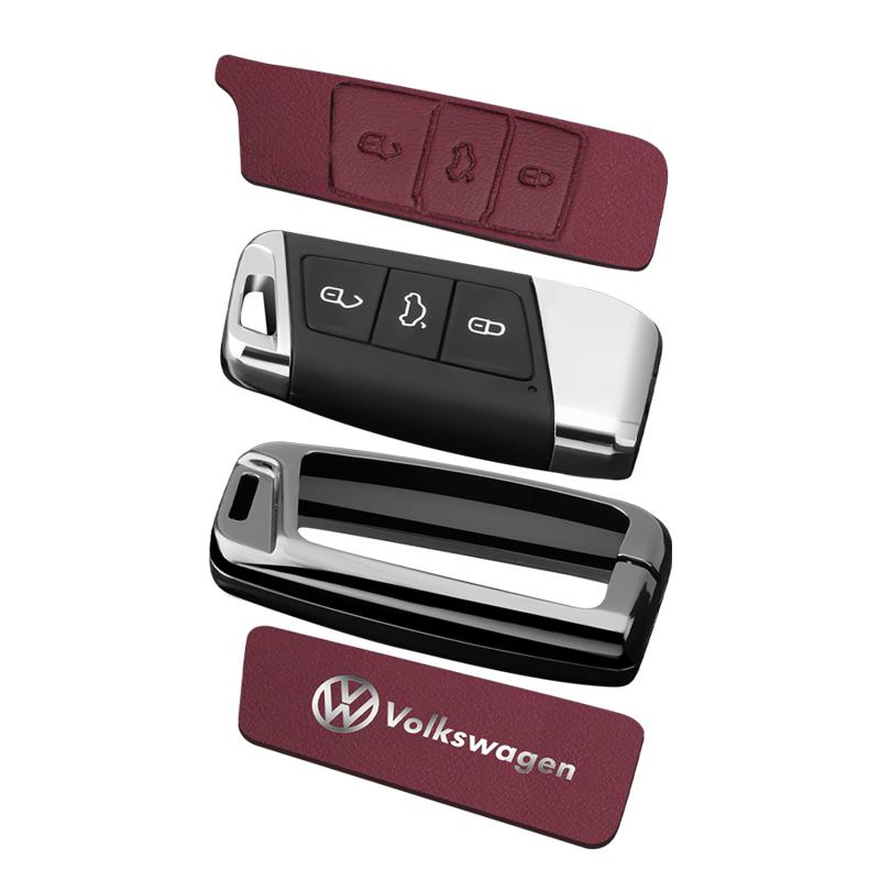 Dla VOLKSWAGEN Etui na kluczyk samochodowy z stopu metalu Pokrowiec Osłona Uchwyt na brelok do VW Volkswagen Magotan Magotan GTE Passat B6 B7 B8 CC Ar