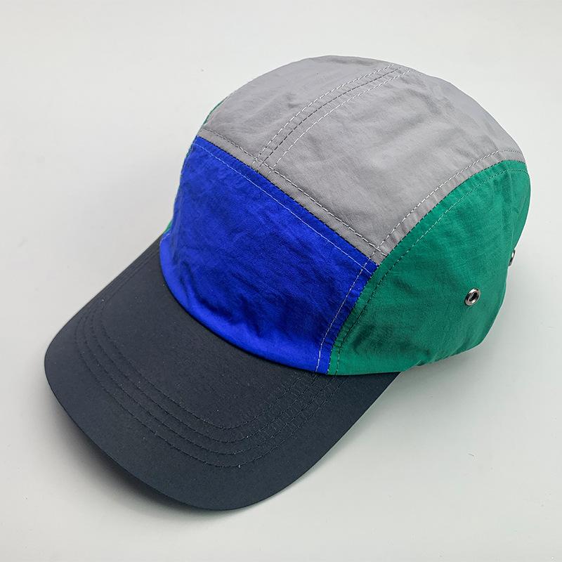Japanese Simple Contrasting Color Fashionable Men'S And Women'S Baseball Caps Cotton Breathable Color Matching Versatile Sports Sun Hats