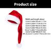 Fashionable Santa Hat Christmas Hat Soft Comfortable Hat Adult Santa Hat for Memorable Holiday Parties