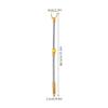 Adjustable Clothing Support Stick Shelf Rod for Closet Coat Hangers Clothes Drying Ceiling Clothesline Pole Telescope