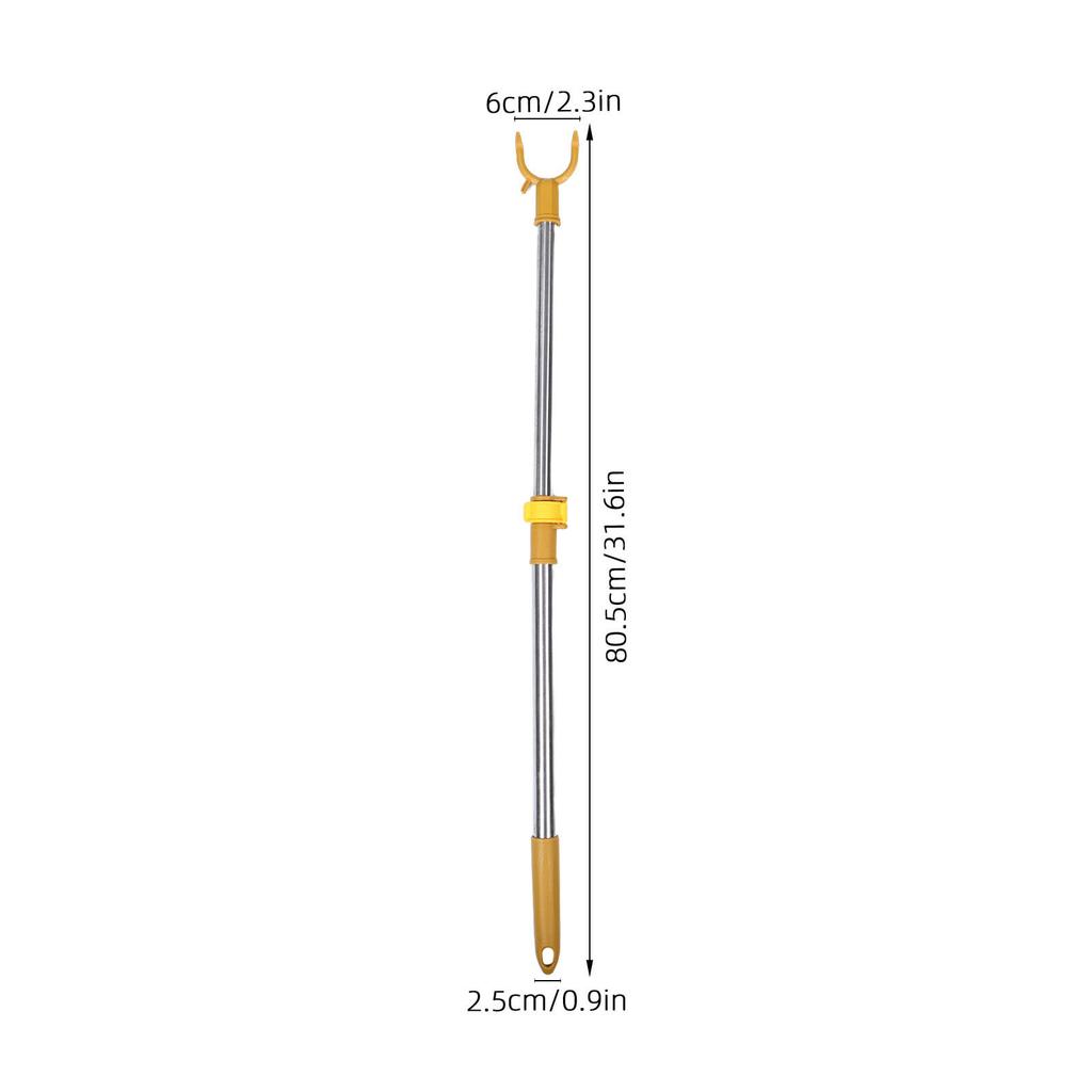 Adjustable Clothing Support Stick Shelf Rod for Closet Coat Hangers Clothes Drying Ceiling Clothesline Pole Telescope