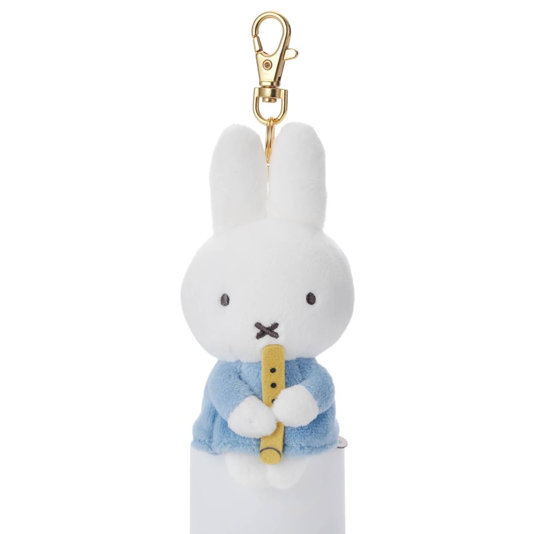 

Takara Tomy Arts (TAKARATOMY A.R.T.S) Bruna MIFFY & MUSIC Chokkori-san Key Charm Mascot Miffy (Yellow Whistle) Plush Toy, Approximately 15cm Tall