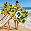 Name Custom Green Bay Packers Print Beach Towel, Large Soft Quick Dry Towel for Beach Camping Swimming