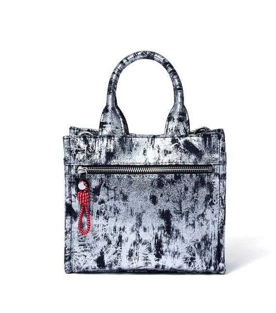 

MANIUNO Square Mini Tote MANIUNO NOVATEX Unisex Mini Tote Italian Black (S) [MANIUNO] Bag, Fabric, Textured, Friction-Resistant, чёрный