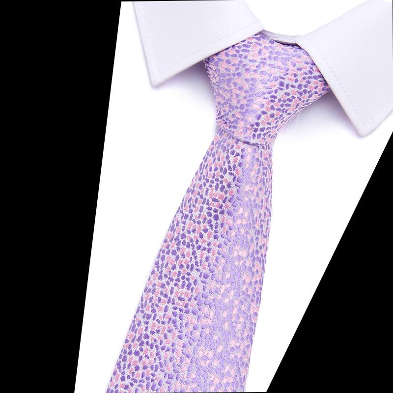 Men s Professional Hand-tied Polyester Silk Business Tie for Interviews and Formal Wear