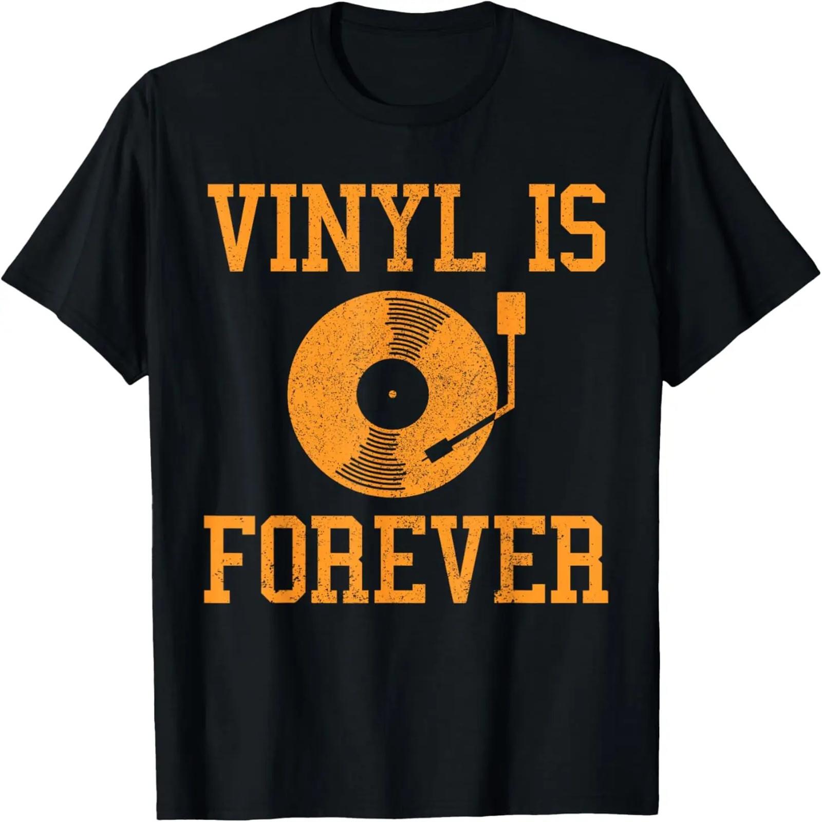 

Vinyl Is Forever - Vintage Retro Music Dj Gift T-Shirt XXXXXL чёрный