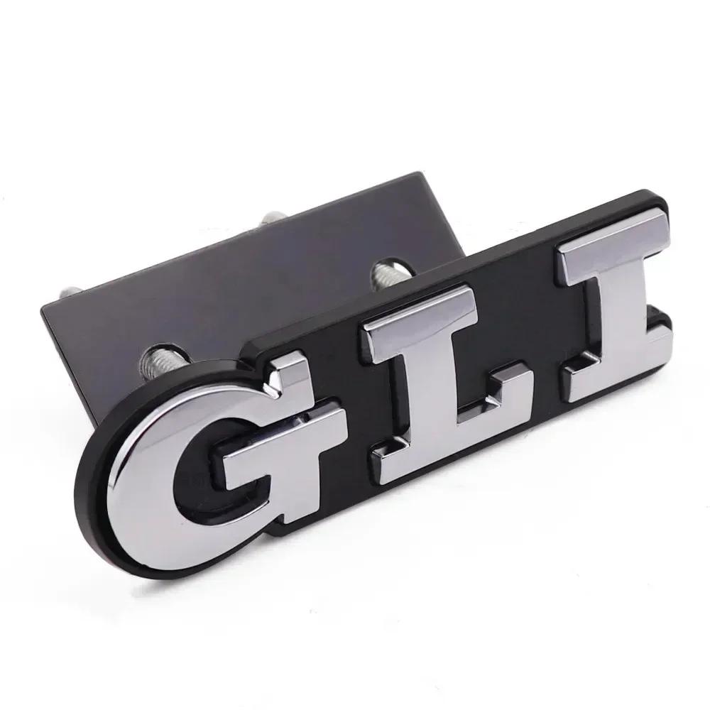 3D Metal Car Letters GLI Logo Rear Trunk Front Grill Badge Emblem Sticker Decals For Volkswagen VW Jetta MK2 MK4 MK5 MK6 MK7 MK8 zd1