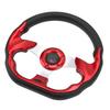 12.5 Inch Golf Cart Steering Wheel Universal 6 Holes Steering Wheel Replacement for E‑Z‑GO TXT & RXV