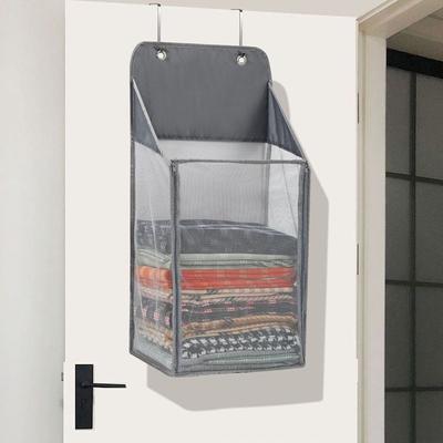 Large Capacity Hanging Mesh Laundry Basket Space Saving Sundry Storage Bag  Bathroom