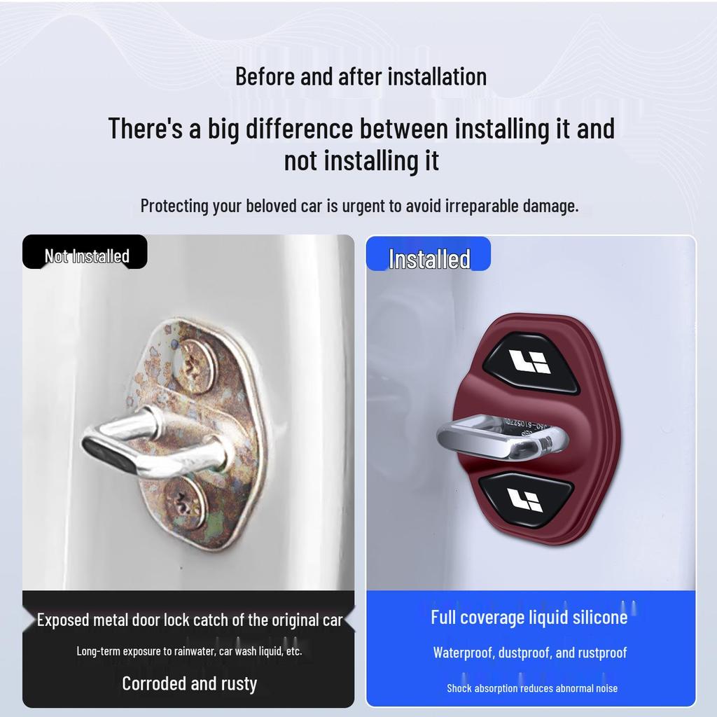 Li Auto L6-L9/i6-i8 Door Lock Buckle Shock Absorption & Protection Cover