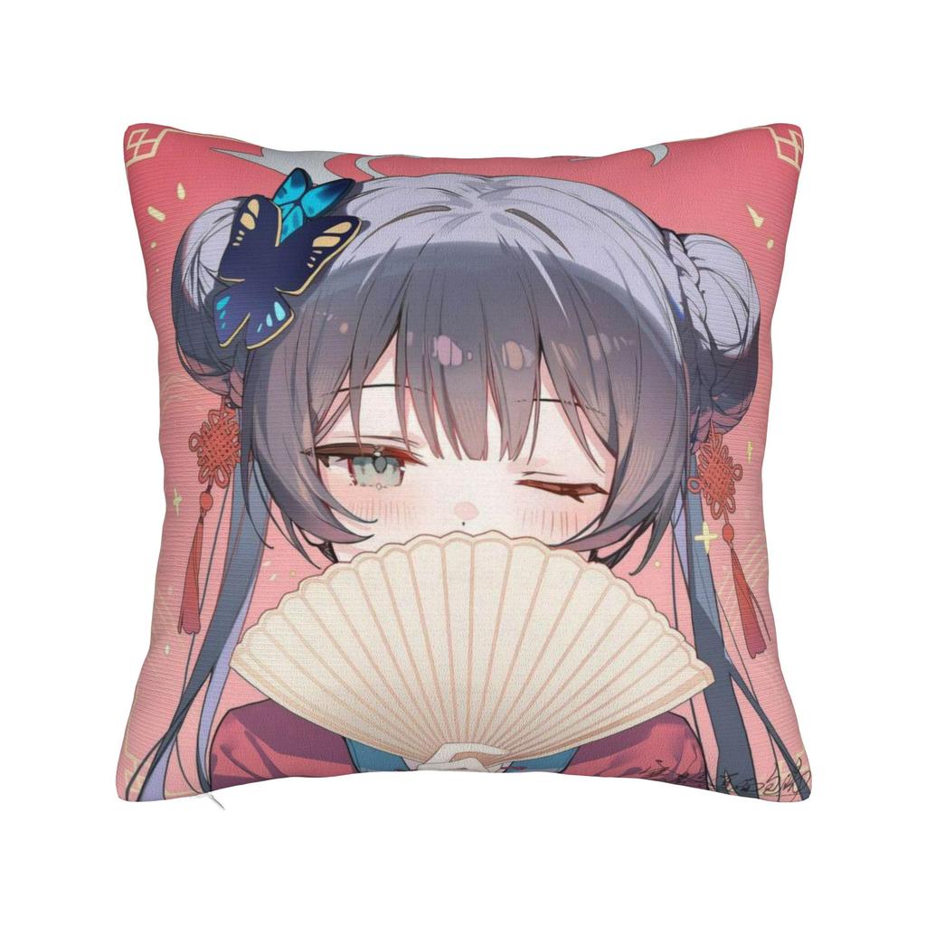 Pillow Cover Blue Archive Ryuuge Kisaki Novelty Pillow Case For Wedding Party Home Decor Pillowcases