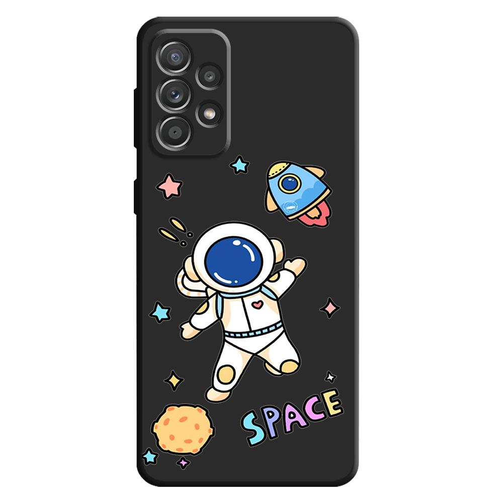 

Мягкий ТПУ чехол для телефона Realme 7 7i 6 8i 6s Narzo 5 5s 8 9 Pro V25 9i 6i 9 5G Speed 8Pro Матовый чехол Мультяшный Астронавт Светящийся Realme 9 5G