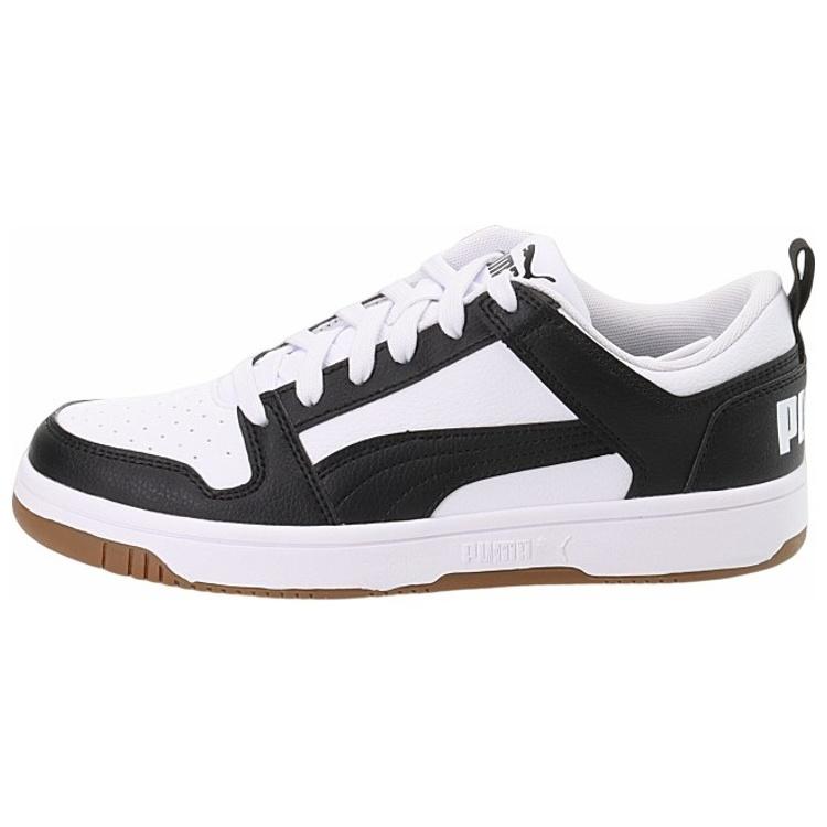 PUMA Rebound LayUp Low SL White Black Men s 369866-16 EU 38