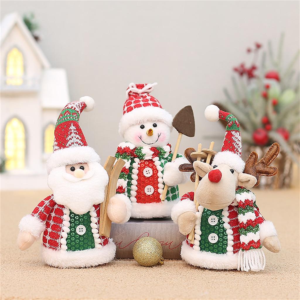 Christmas Decoration Candy Color Cartoon Doll Christmas Party Ornaments Decoration