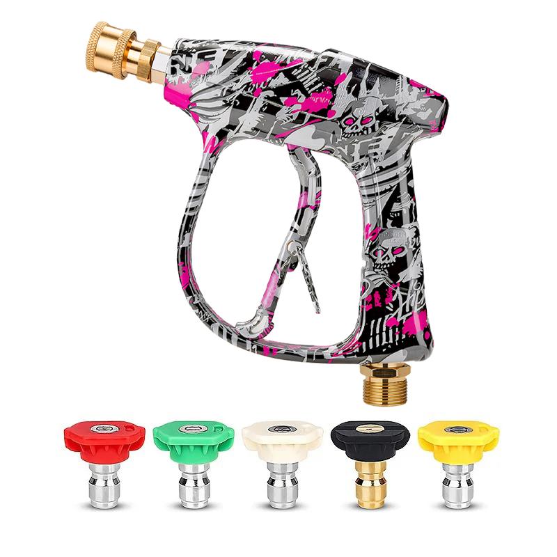 

Modern Painted High Pressure Washer Gun Kit, Functional Nozzle Combination Pack, 2026 Hot Sale Design, Suitable for All Kinds
