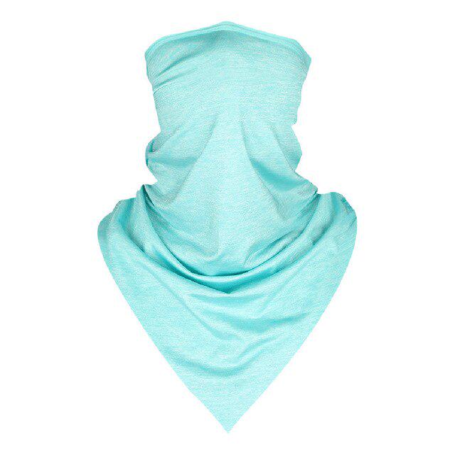 Cycling Face Outdoor Sports Women Men Headband Faceshield Mask Neck Triangle Ice Silk Cool Scarf