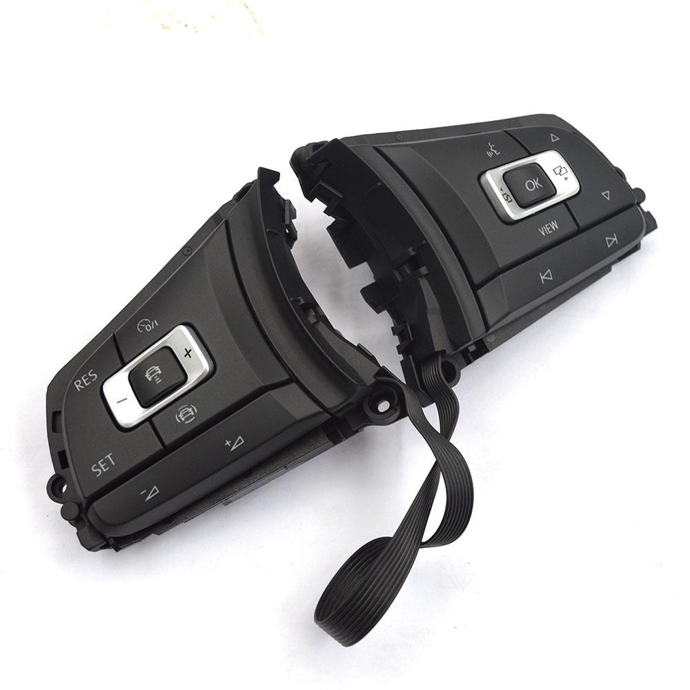 5G0959442AE/5G0 959 442AE - Kompatibel med Volkswagen Tiguan och Golf ACC Rattknappar.