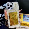 Epoxy Gold Foil Compatible with iPhone 16 Pro Max Phone Case New Year 14 Snake Year Apple 15 Transparent TPU Soft Cover