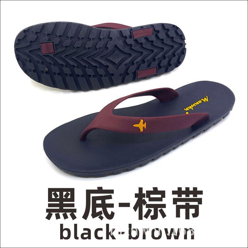 Nya Flip Flops med Solida Gummidäck, Mjukt Gummi, Hård Botten, Tåklämma, Herrtofflor, Slitstarka, Halkfria, Utomhus, Casual Tofflor