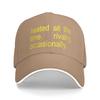 Heated All The Time Rivalry Occasionally Text Sun Baseball Cap Summer Unisex Men  Print Hip Hop Hats Kpop Rock Snapback Cap