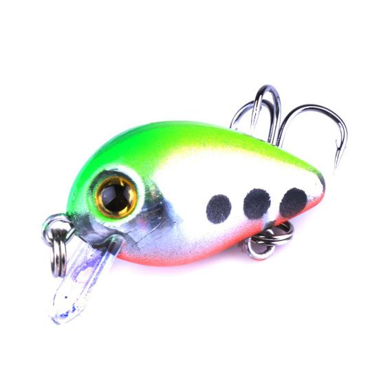 10Pcs 3cm 1.5g Mini Crankbait Minnow Fish Fishing Baits Hard Lure with Hook