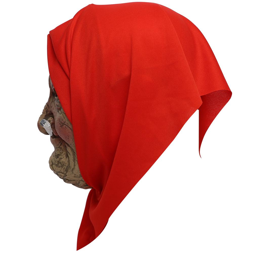 Old Woman Mask Realistic Granny Masks Scary Masks for Adults Halloween Costume Cosplay Latex Props