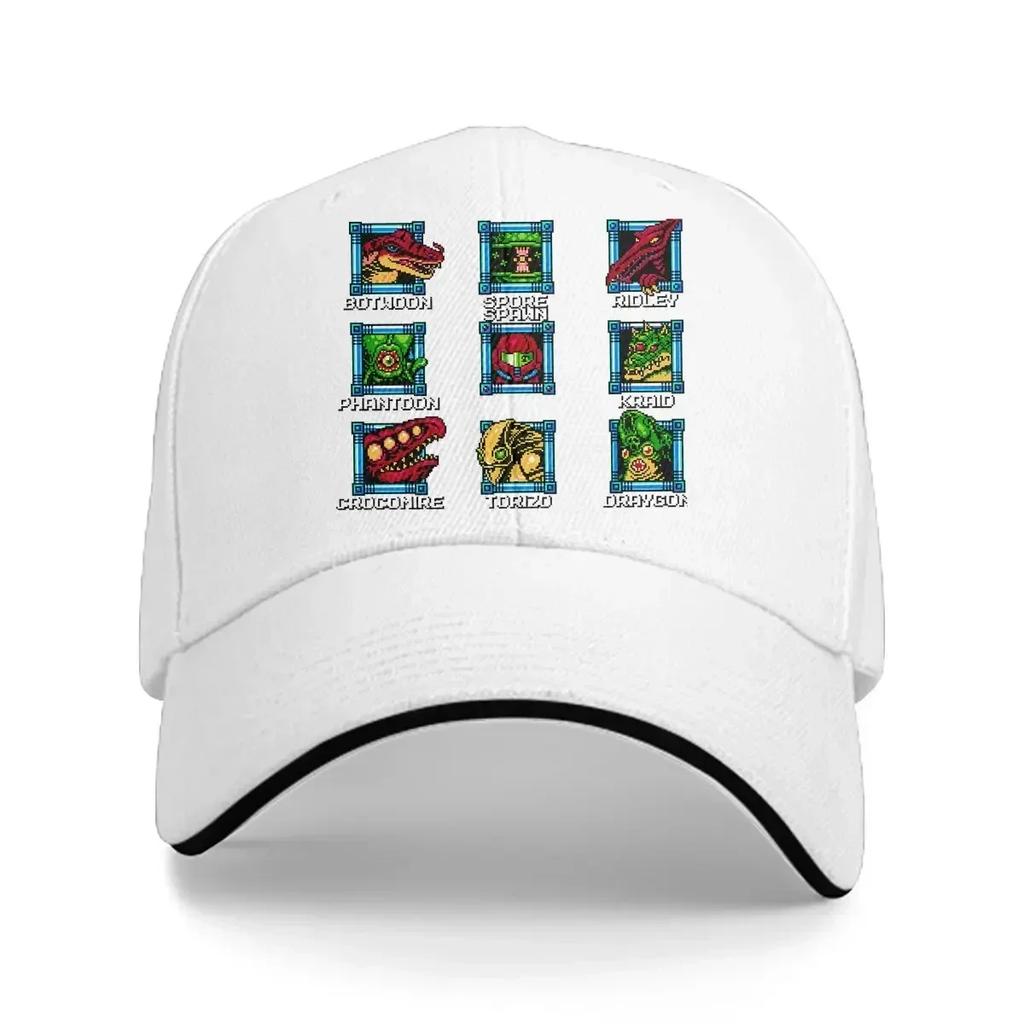 MEGATROID Baseballkappe Herren Hüte Damen Schirmmütze Sonnenschutz Snapback Super Metroid Kappen