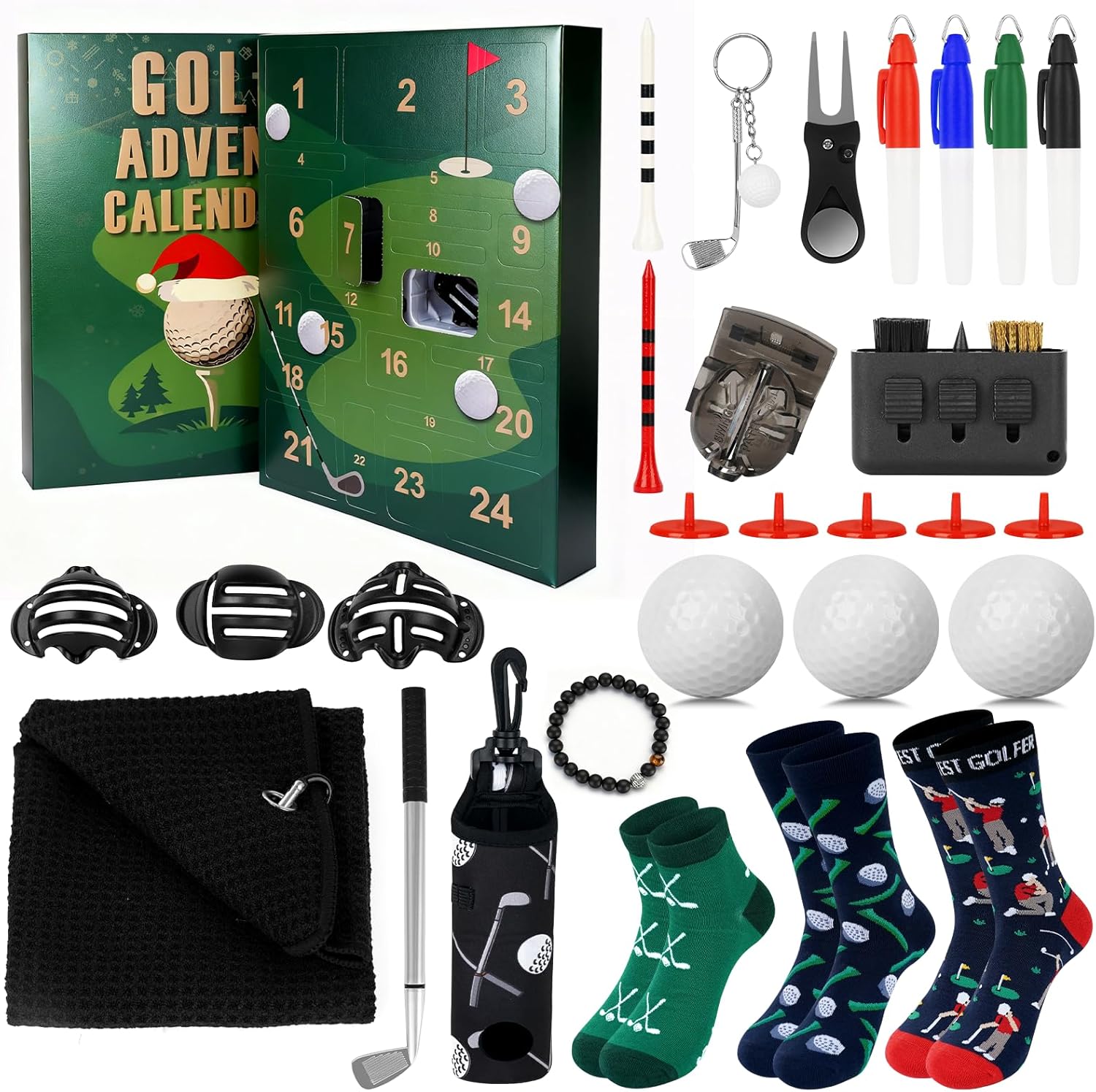 2025 Men`s Golf Advent Calendar 24-day